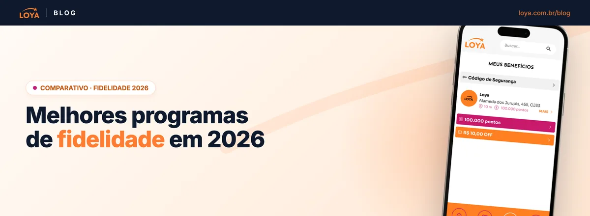 Comparativo dos melhores programas de fidelidade em 2026 pelos sete critérios que decidem a escolha: modelo de recompensa, limite de clientes, relatório de quem sumiu e custo total